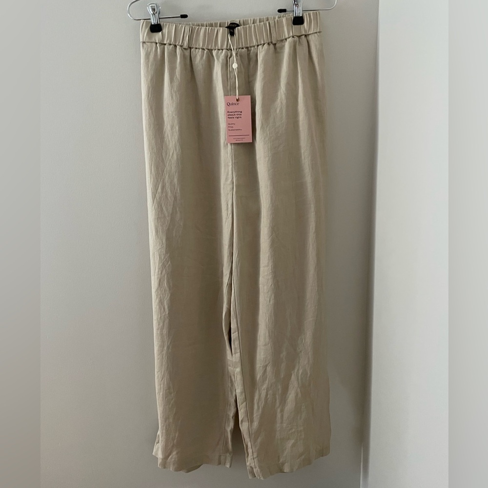 Quince linen pants new with tags